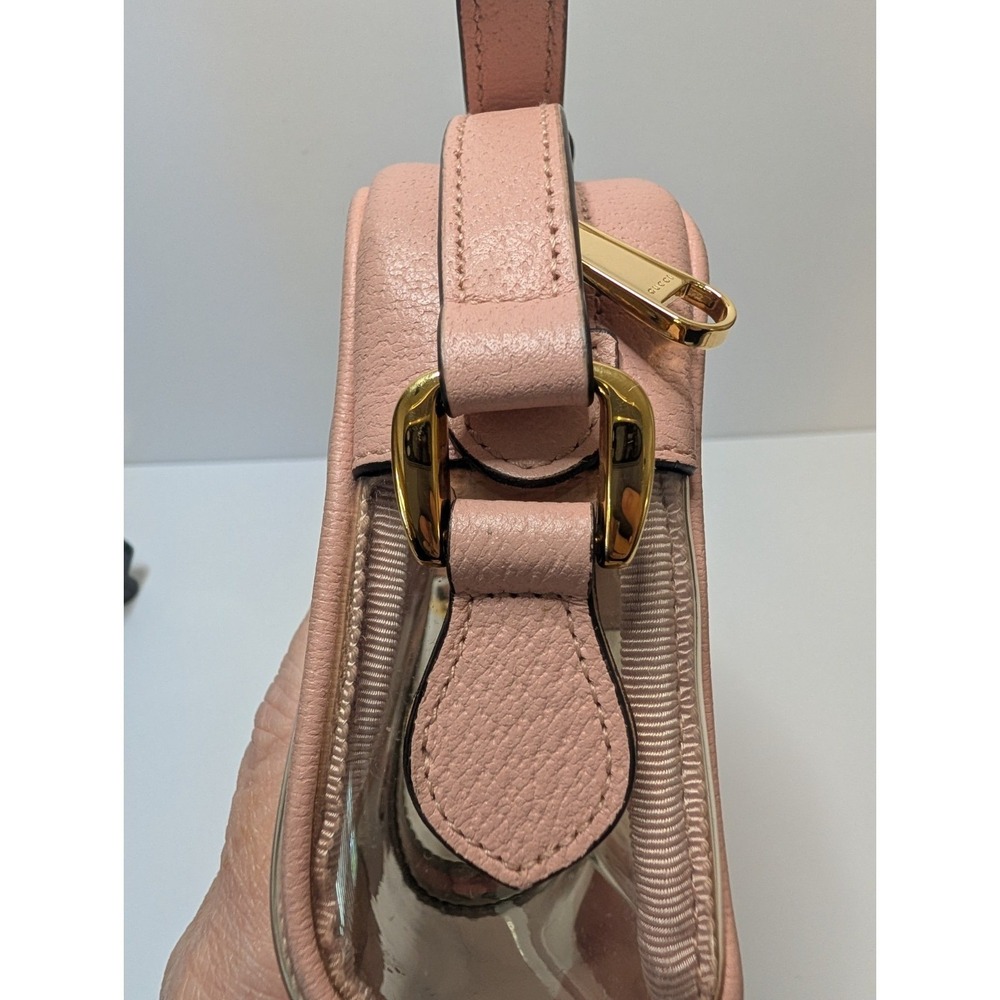 Gucci Ophidia Mini Bag Clear Vinyl Purse Crossbody Shoulder Stadium Bag - Picture 7 of 15